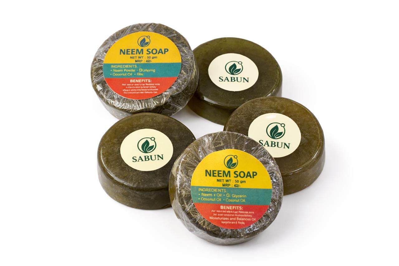 Neem Soap {Pack Of 4 Soaps}